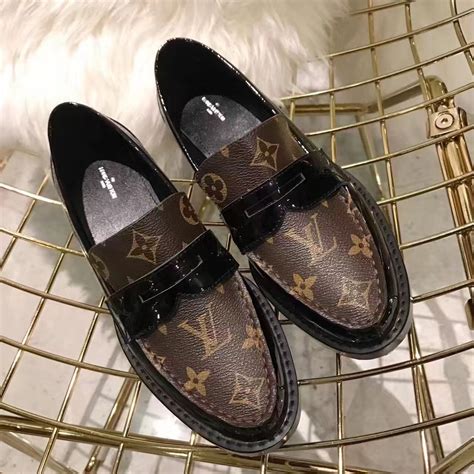 lv loafers for women|louis vuitton penny loafers.